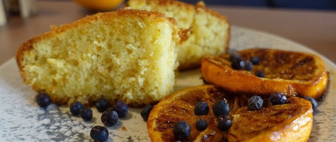 Gâteau imbibé à l'orange